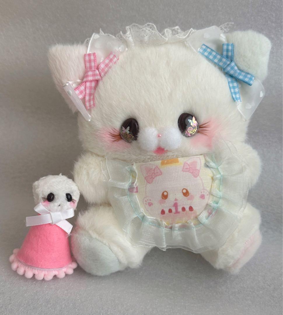 pream サンリオ 猫 作家 テディベア ハンドメンド ぬいぐるみ