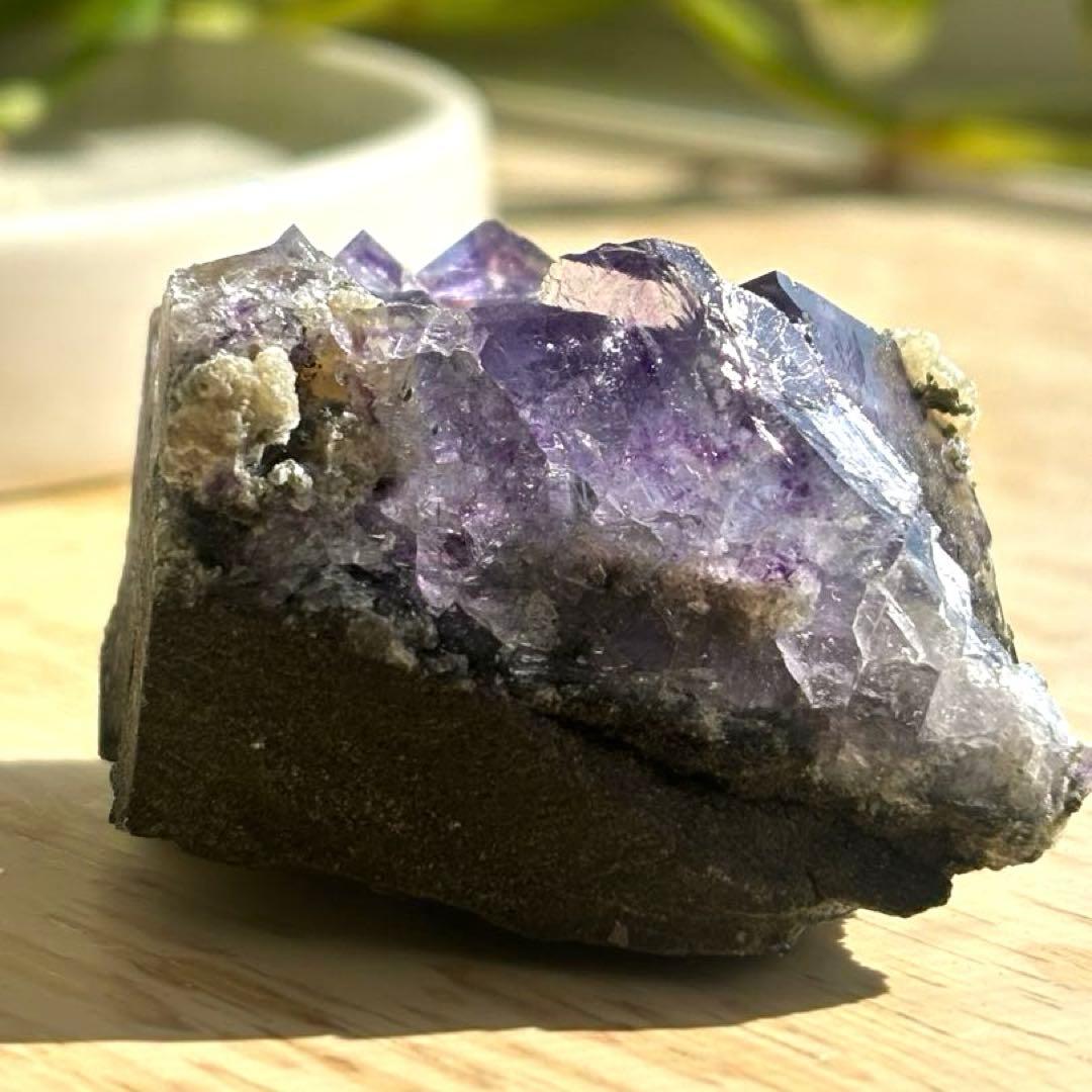 中国産　フローライト　パイライト　水晶　共生鉱物　原石　鉱物標本