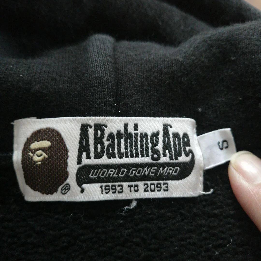 A Bathing Ape アベイシングエイプ 裏起毛ジップアップパーカー S