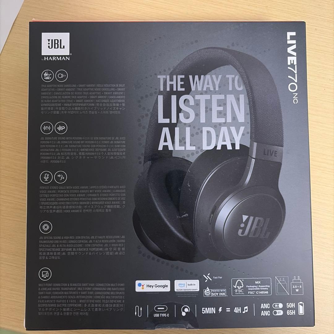 JBL LIVE 770NC ワイヤレスヘッドホン