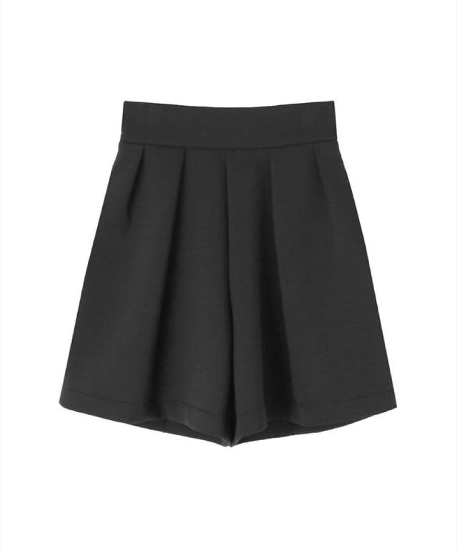 aaa 　JENNE 日本製ブラック 美ラインストレッチキュロット