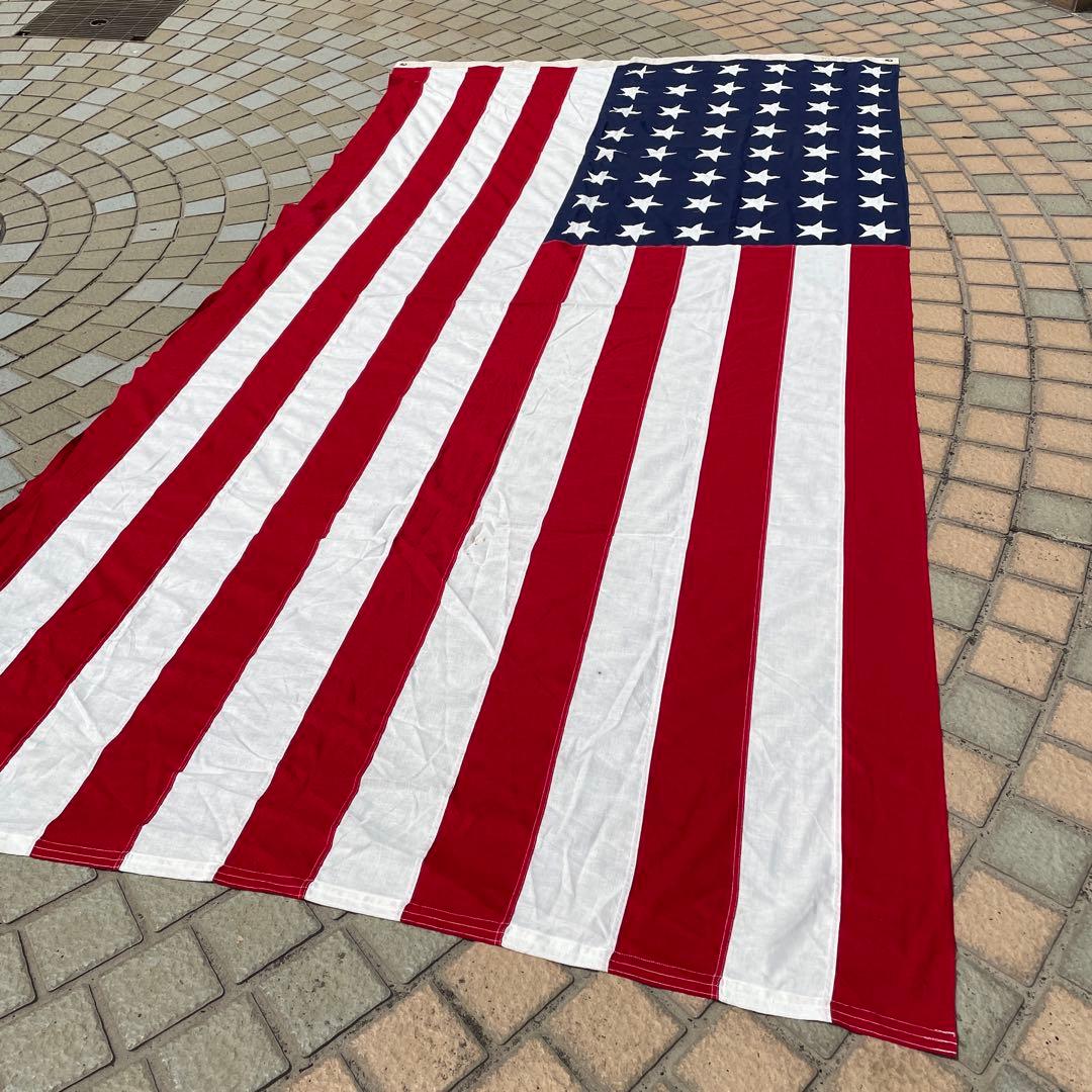 特大BIG！40s〜50s 48星 星条旗アメリカアンティークUSAヴィンテージ