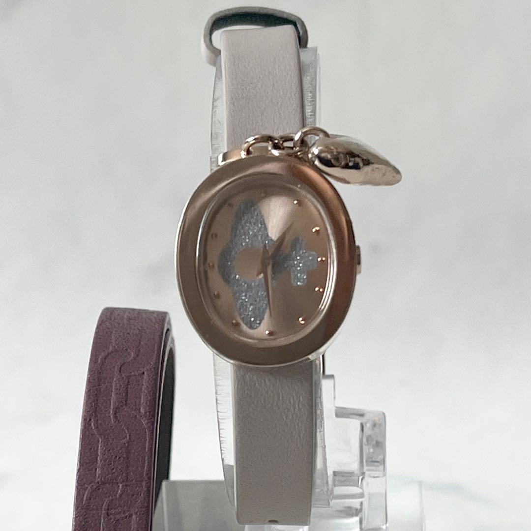 【稼働品】ヴィヴィアンウエストウッド 腕時計 オーバルダブルストラップ