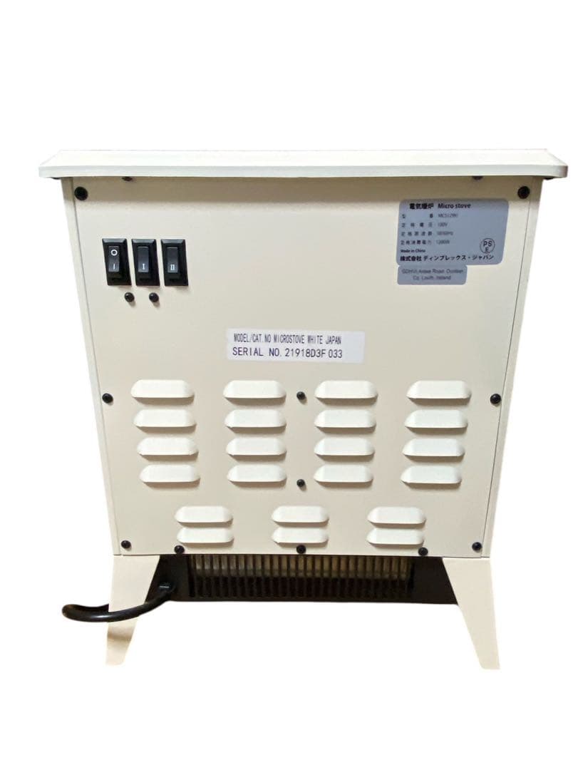 最終セール‼︎ディンプレックス 暖炉型電気ストーブ MCS12WJ 美品