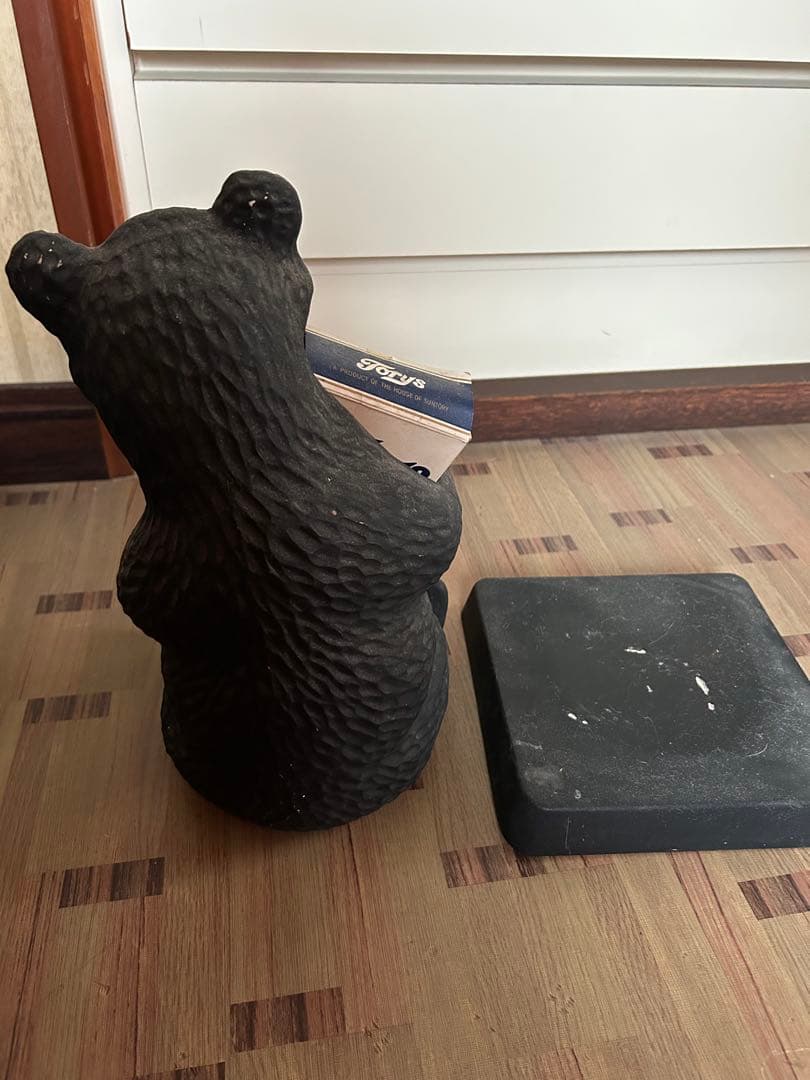 サントリー　ニッカウイスキー　トリスウイスキー クマの陶器置物