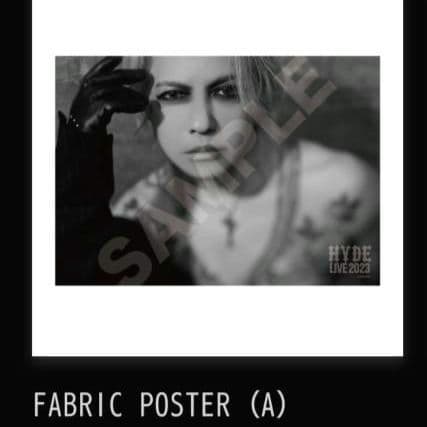 ① HYDE　HYGACHA　ファブリックポスター　ガチャ　グッズ