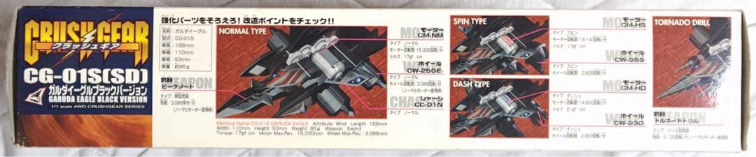 クラッシュギア ガルダイーグル ブラックカスタムセット スペシャルエディション