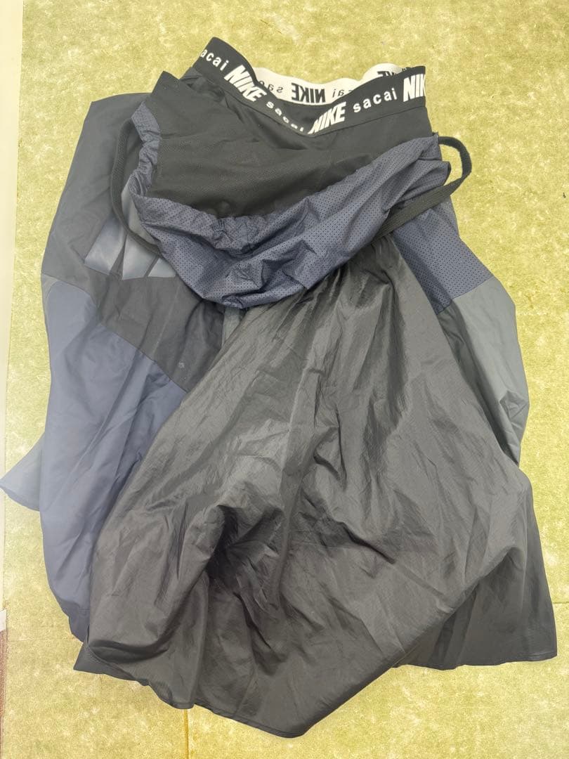 【レア】サカイ　ナイキ　ドッキングスカート　ナイロン