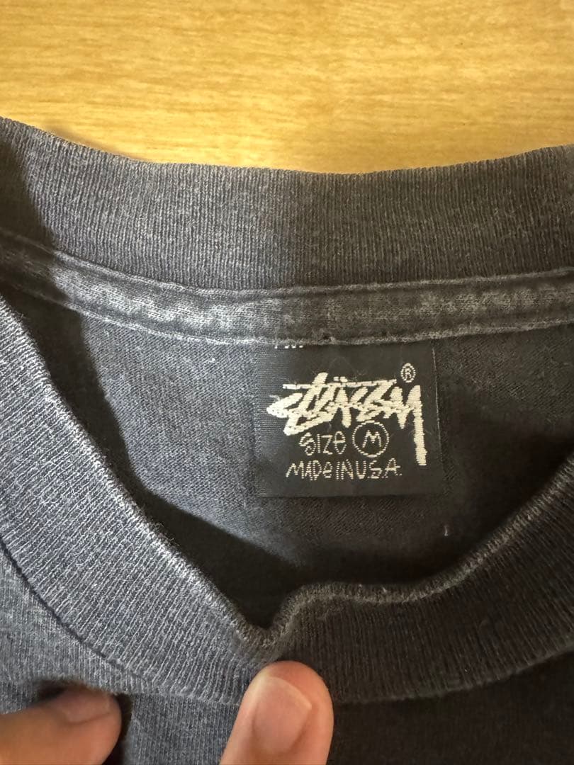 OLD STUSSY 80s 90s USA製 黒タグ　美品