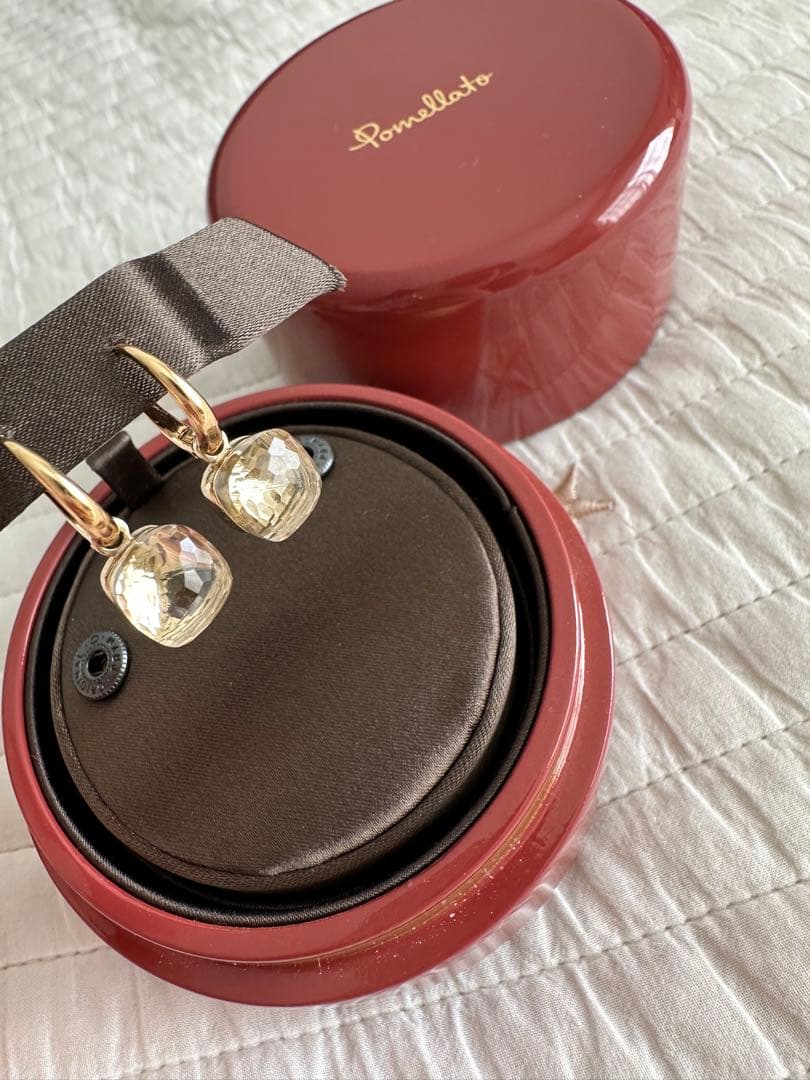 【ひつじとシエスタ】ヌードプチピアス ホワイトトパーズ