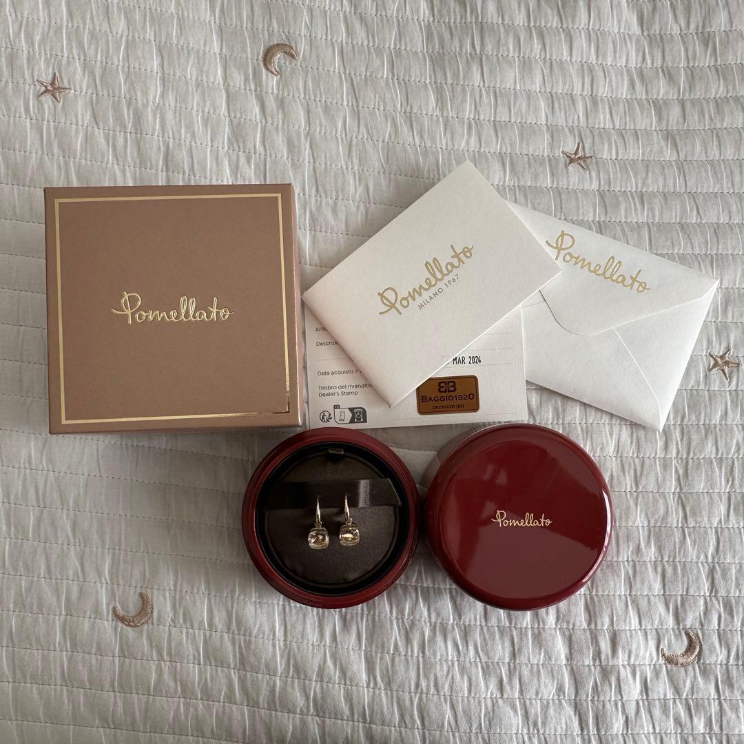 【ひつじとシエスタ】ヌードプチピアス ホワイトトパーズ