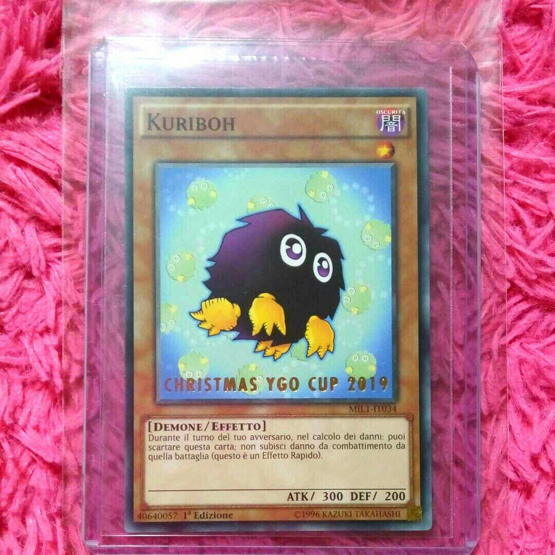 【非売品】遊戯王 クリボー クリスマス 大会プロモカード イタリア語版