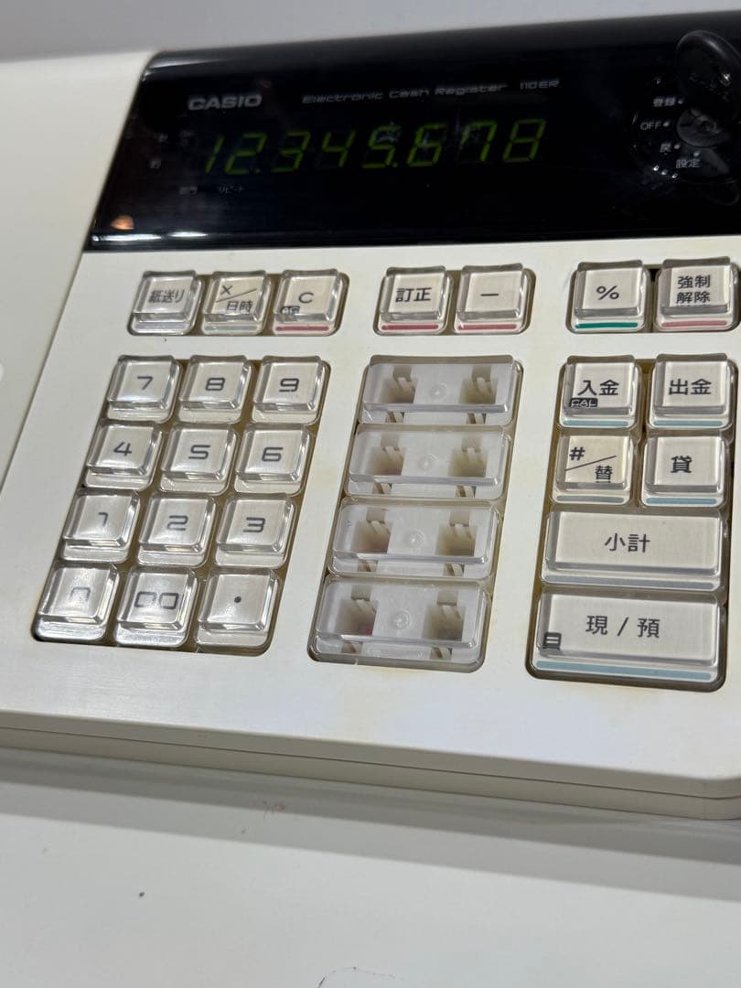 CASIOレジスター　110ER 動作確認済み