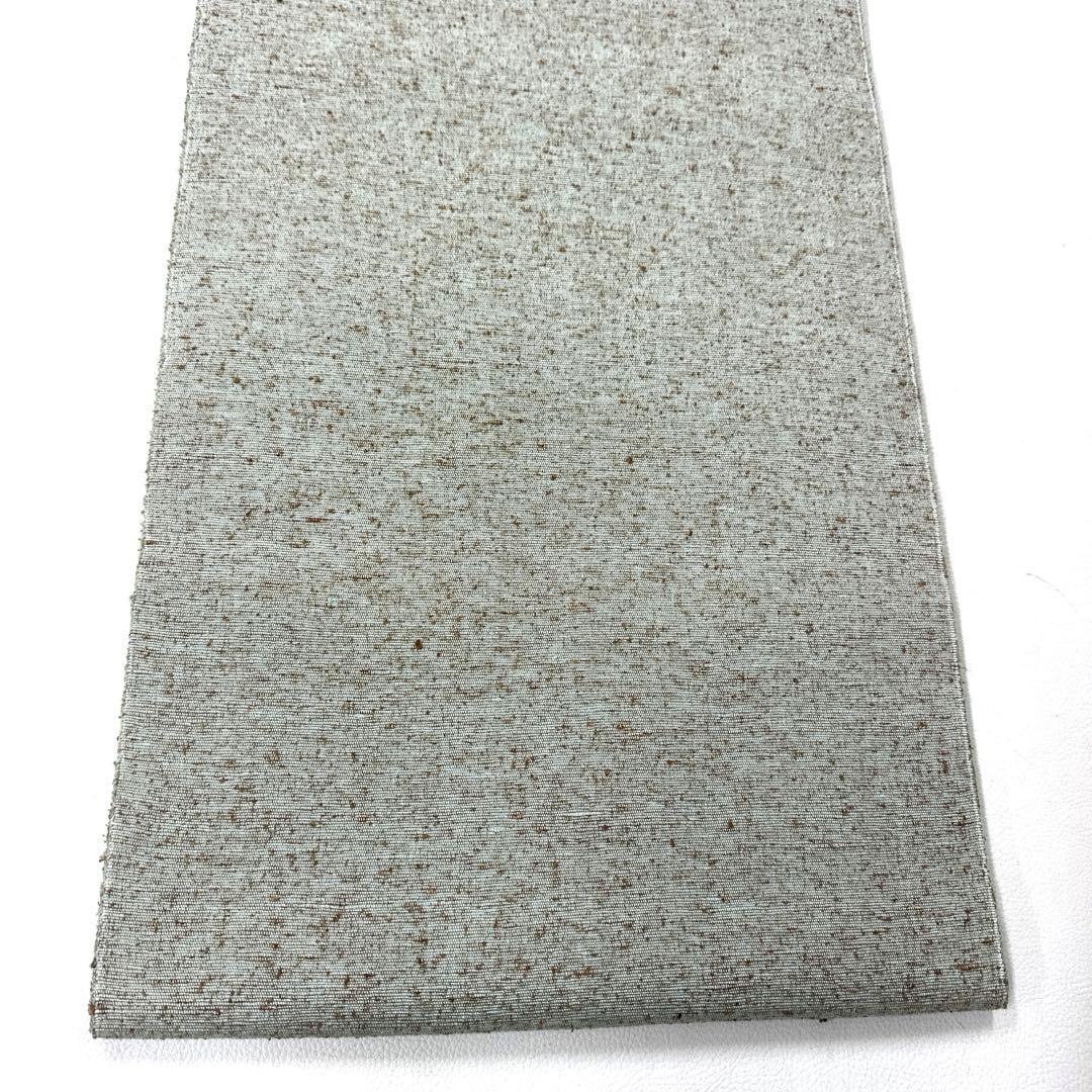 帯4578 ●高級 正絹 ぜんまい紬 名古屋帯