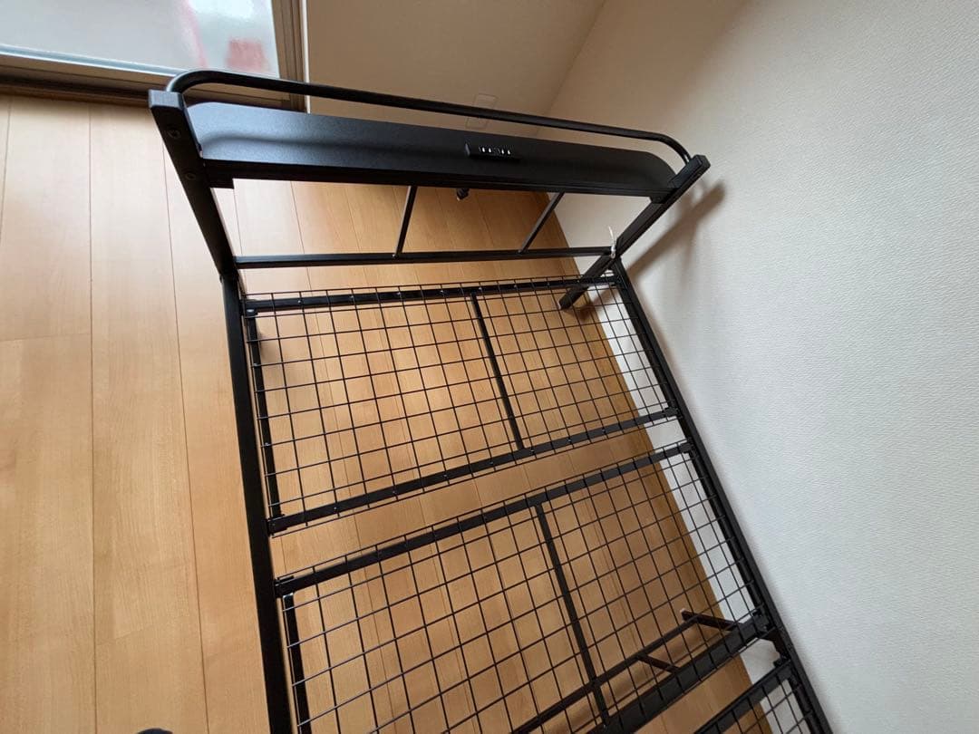 ニトリ パイプベッド シングル　バジーナC2 2口コンセント付　取扱説明書あり