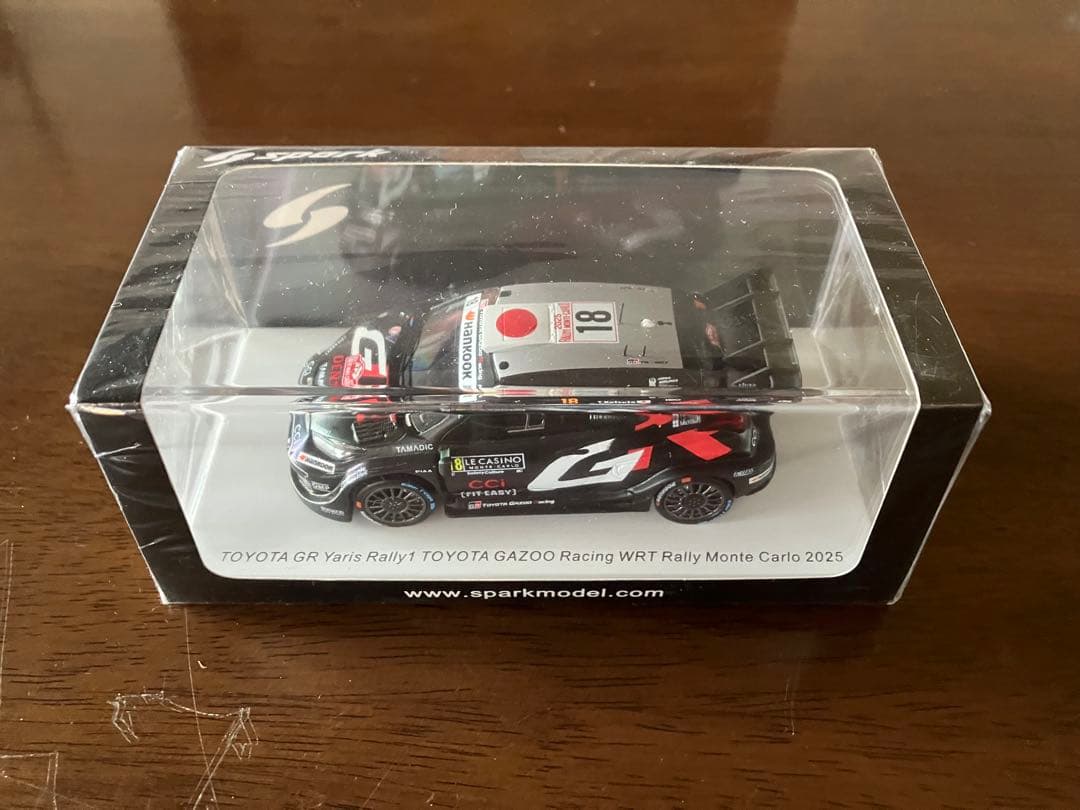 1/43スパークモデルトヨタGRヤリスラリー1 モンテカルロ 2025No18