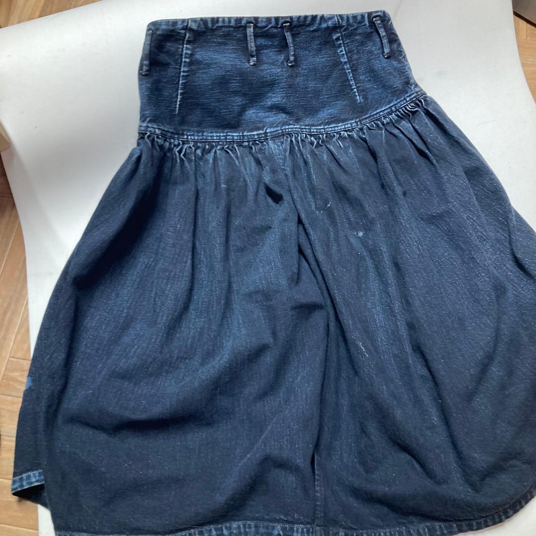 日*4様 KAPITAL ダークブルー ガウチョパンツ 袴パンツ　サイズ0