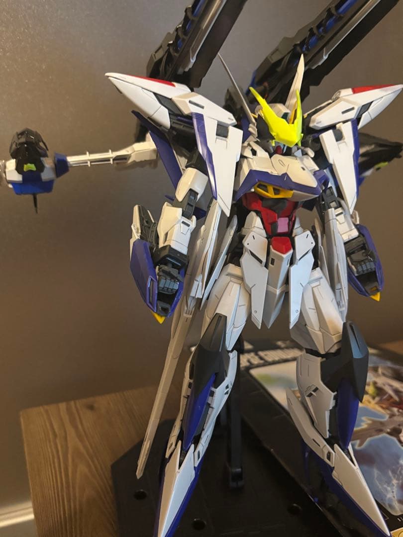 【組み立て済み】MG エクリプスガンダム　ライジンストライカー