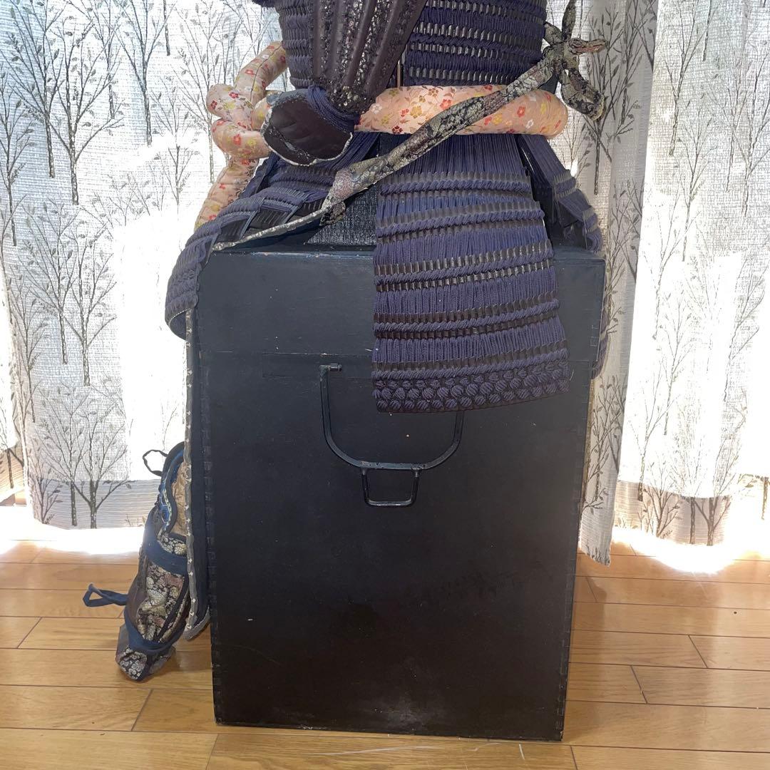 忠*読様 【希少銘品】薩摩住光忍作 甲冑一式 トンボ前立て兜 等身大武者鎧 専用