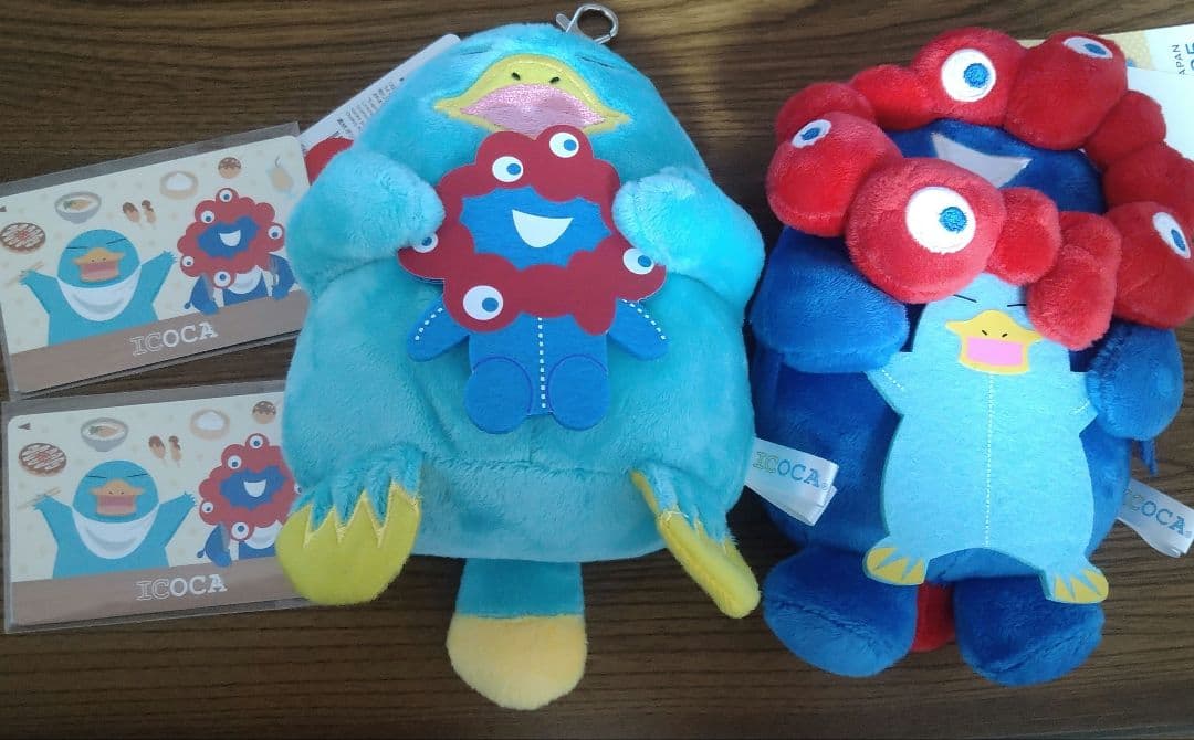 【万博会場　限定】ICOCA+EXPO2025 ぬいぐるみパスケース　2種セット