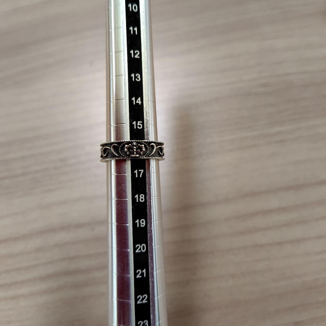 Justin Davis シルバー リング 16号 　購入証明書付