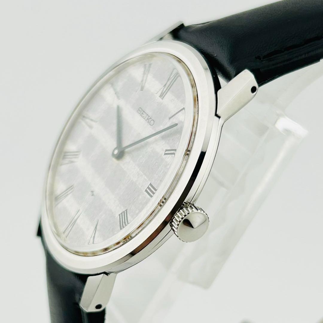 【美品】SEIKO 腕時計　手巻き　シルバー　ヴィンテージ セイコー