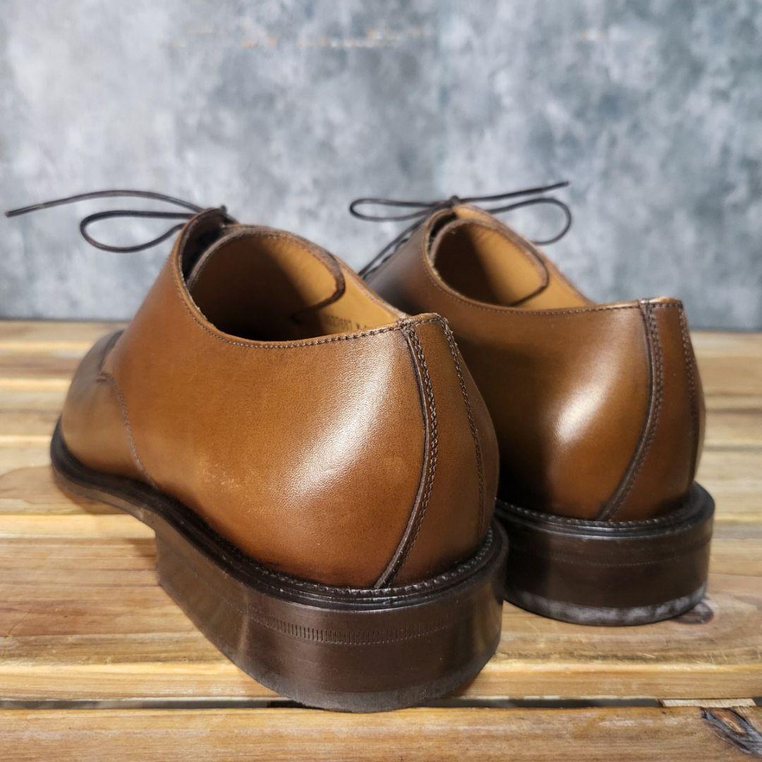 フェラガモ レザー ドレスシューズ 茶 7 2E 本革