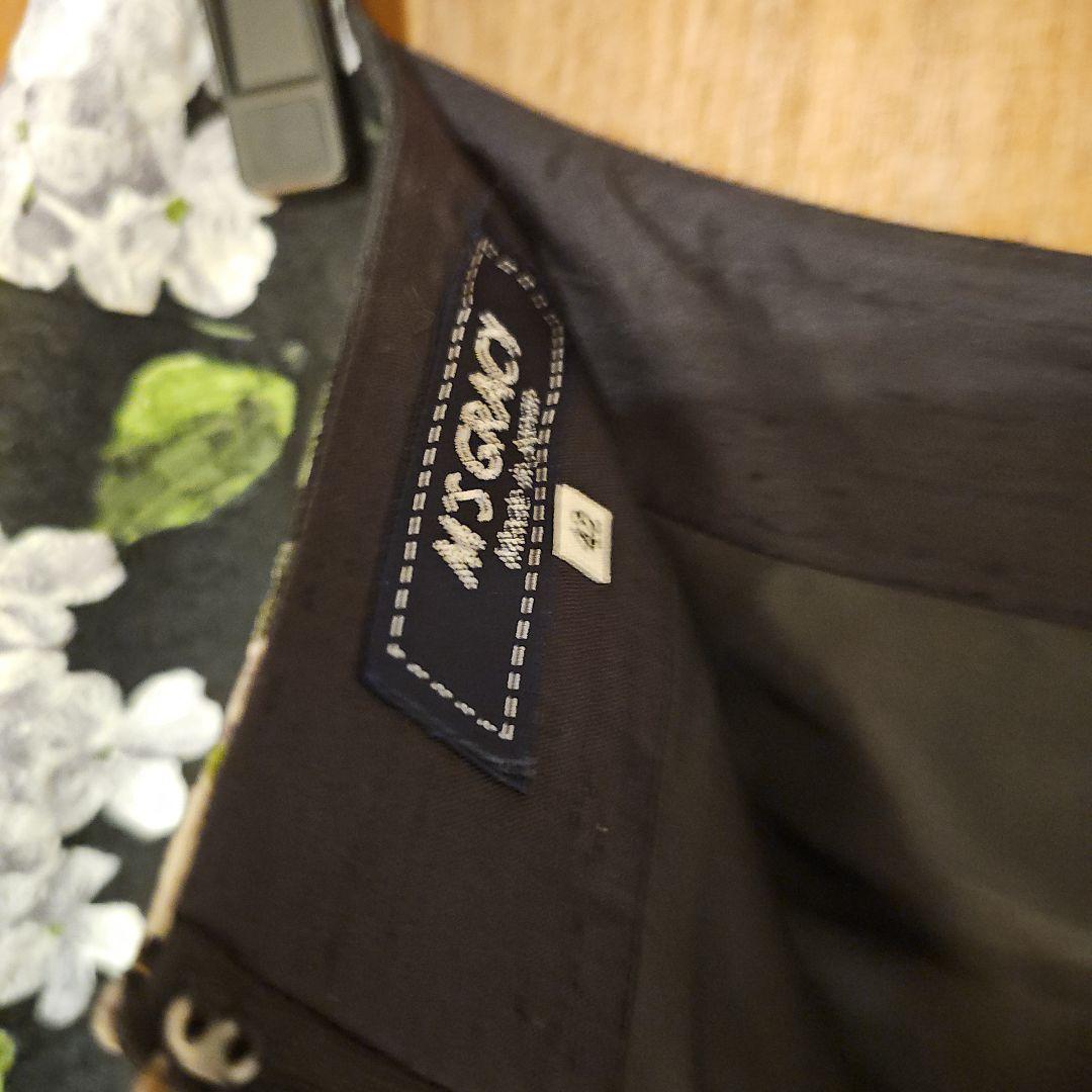 2024年AW♡紫陽花柄フレアスカート 黒　42サイズ