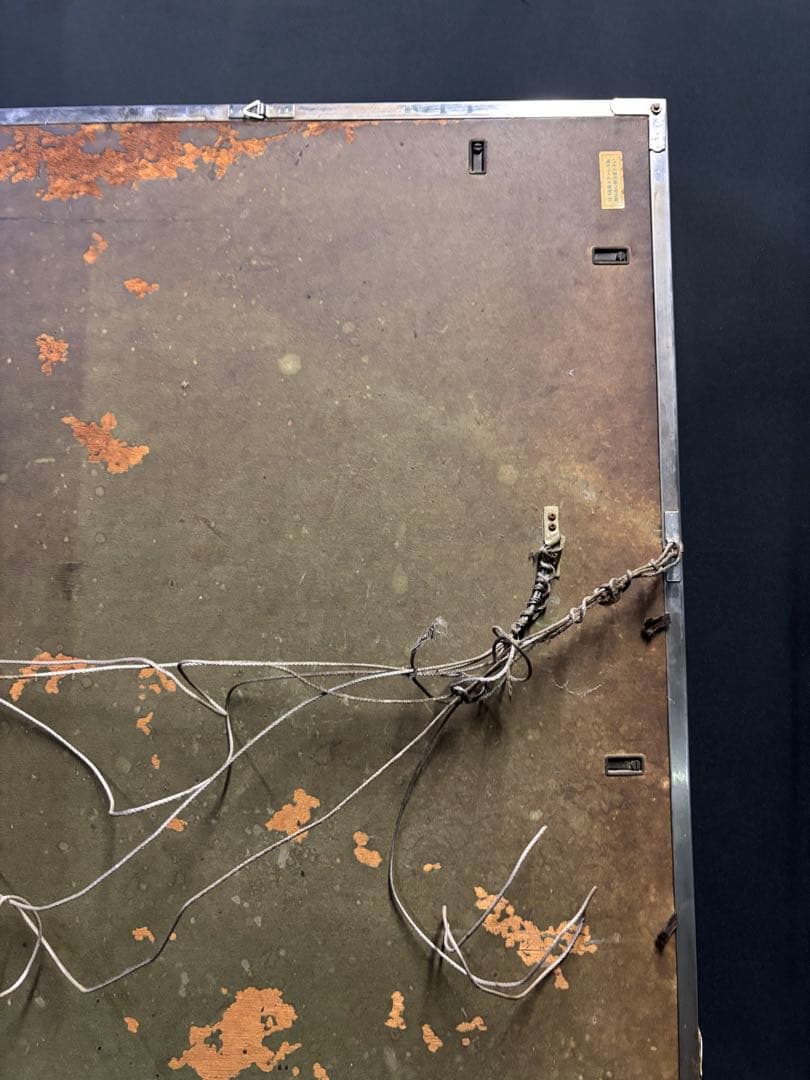 陶画 一点物 陶器 絵 絵画 額 京都 古都 錦市場 魚 魚屋 縁起物 半世紀