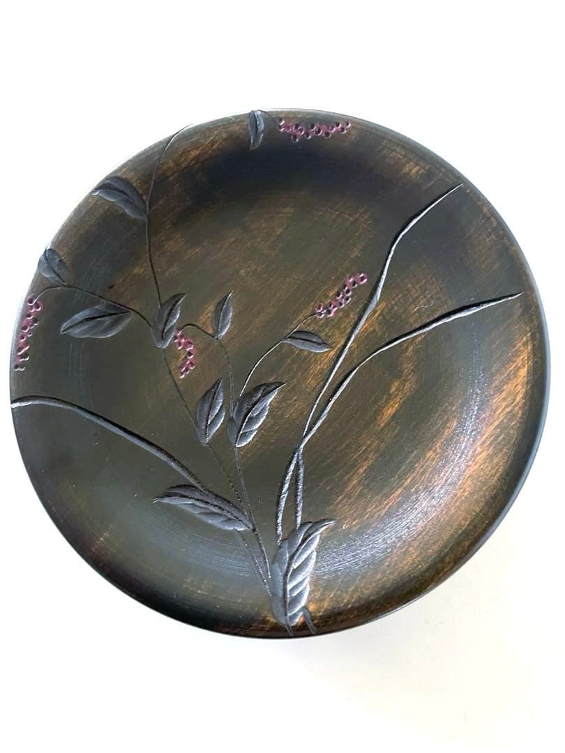 《草木彫》川添日記 豆皿五枚揃 百年うつわ 神様からの贈りもの