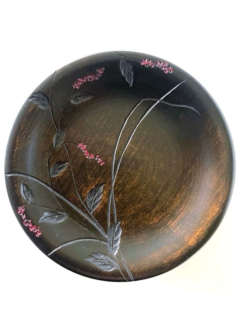 《草木彫》川添日記 豆皿五枚揃 百年うつわ 神様からの贈りもの