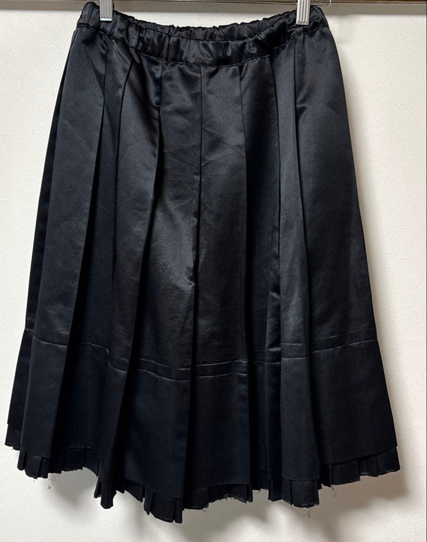 COMME des GARÇONS 黒 プリーツスカート 08aw