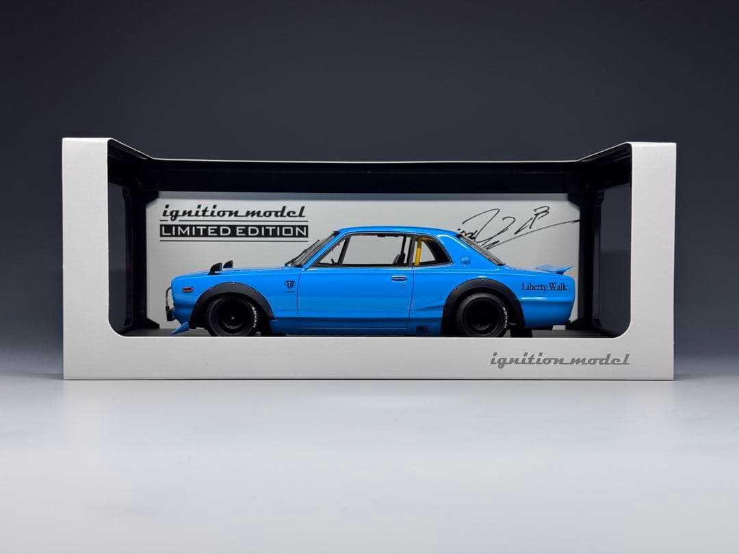 IG 1/18 LB ワークス ハコスカ 2ドア ライトブルー