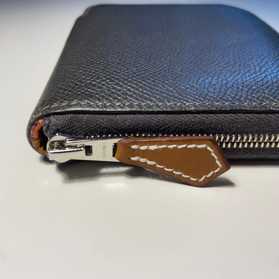 ✨美品　ファスナー新品　エルメス　アザップ　コンパクト　財布