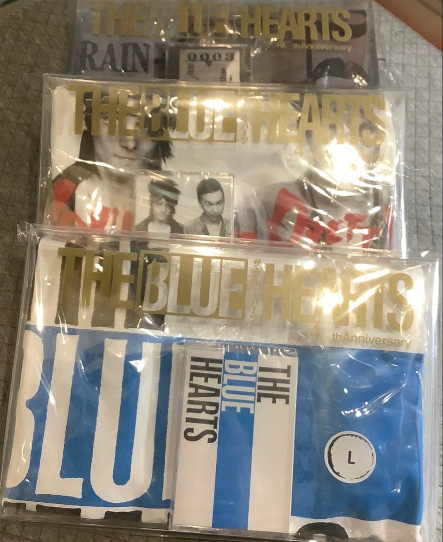 THEBLUEHEARTS Lサイズ 30周年記念　初期3作　ブルーハーツ