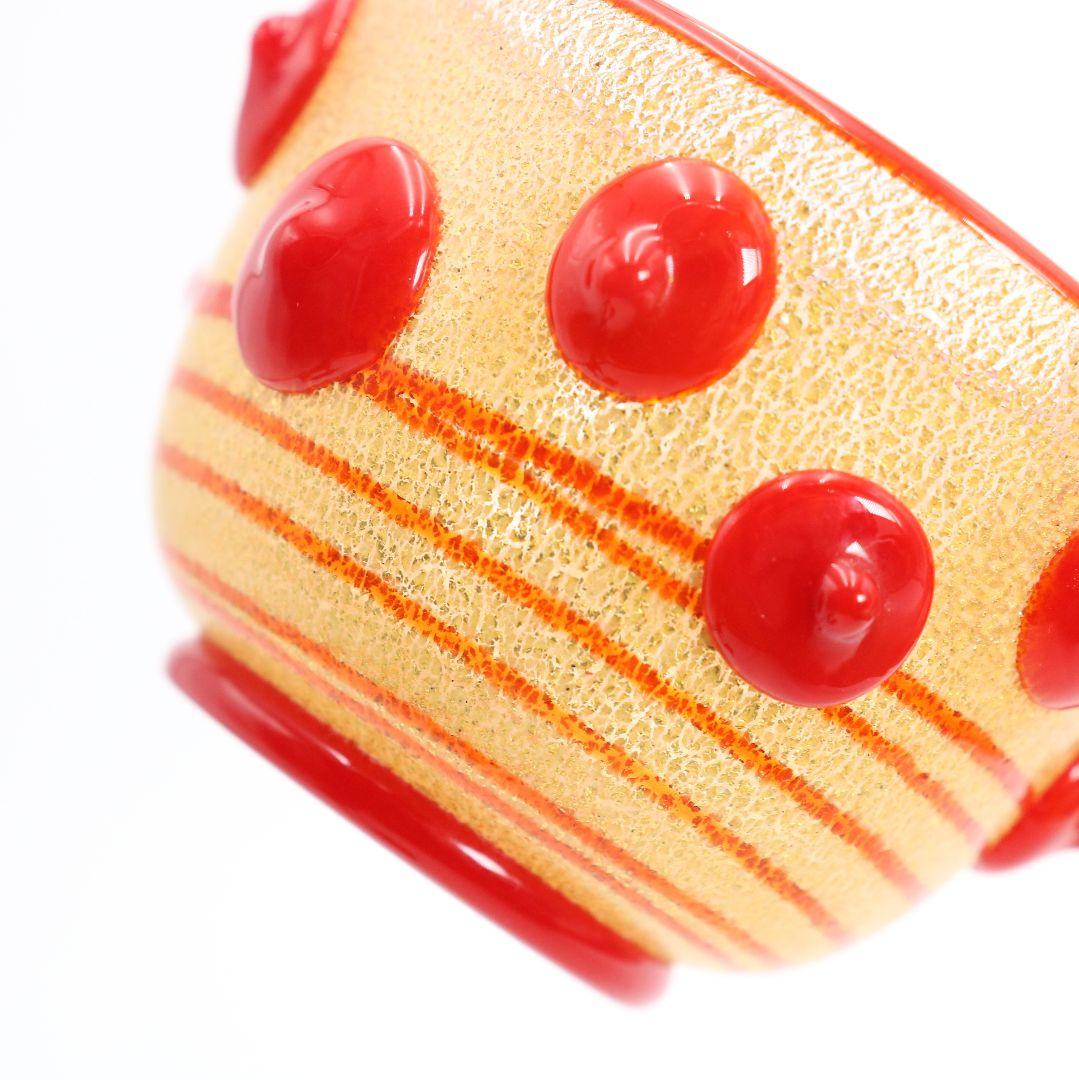 岩田久利作 ガラス 盃 ぐい呑み 酒器 合箱付　V551　R9