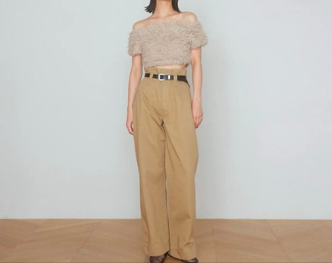 searoomlynn ハイウエストLOOSEデニムトラウザー　24