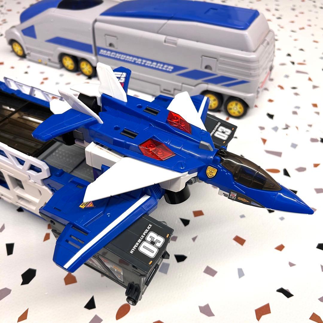 【新品電池交換済み】トミカ マグナムパトレーラー ハイパーブルーポリス おもちゃ