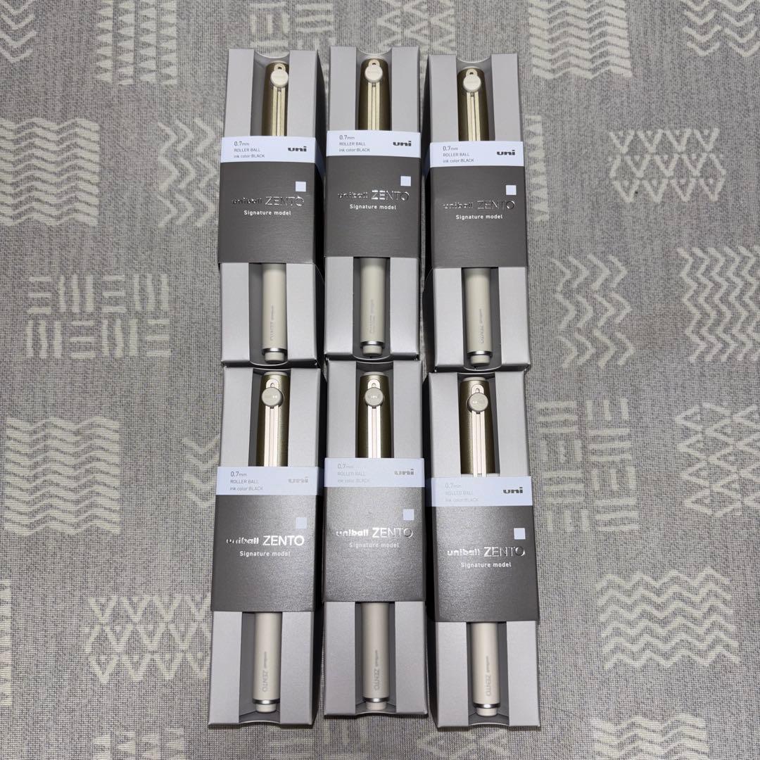 【新品】uniball ZENTO ユニボールゼント シグニチャーモデル 6本