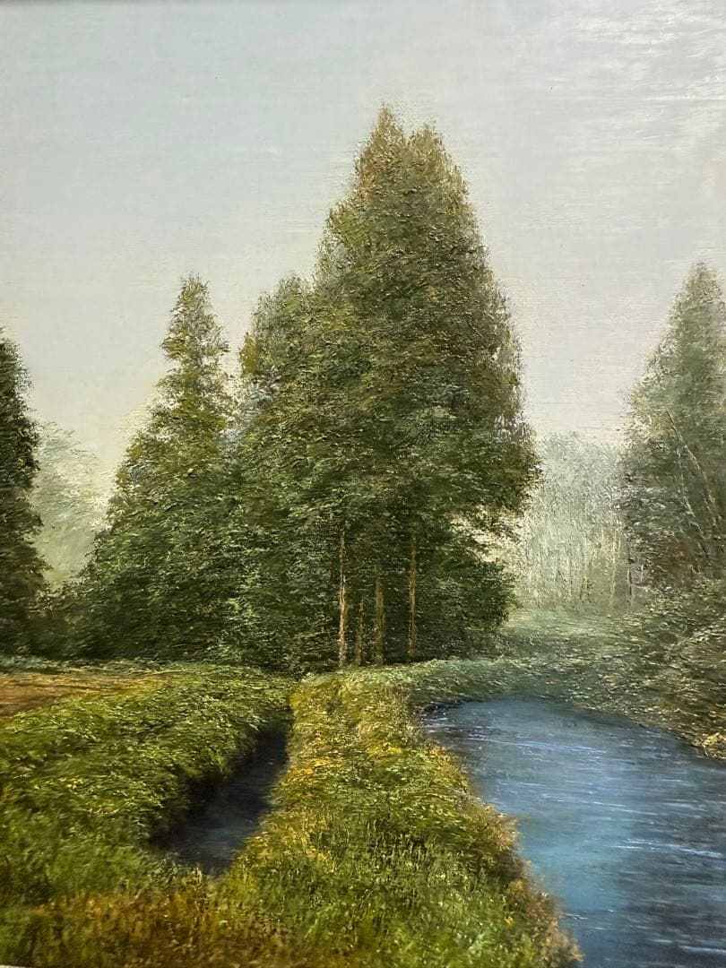 中村英夫　【朝霧】　真作　送料込み0908