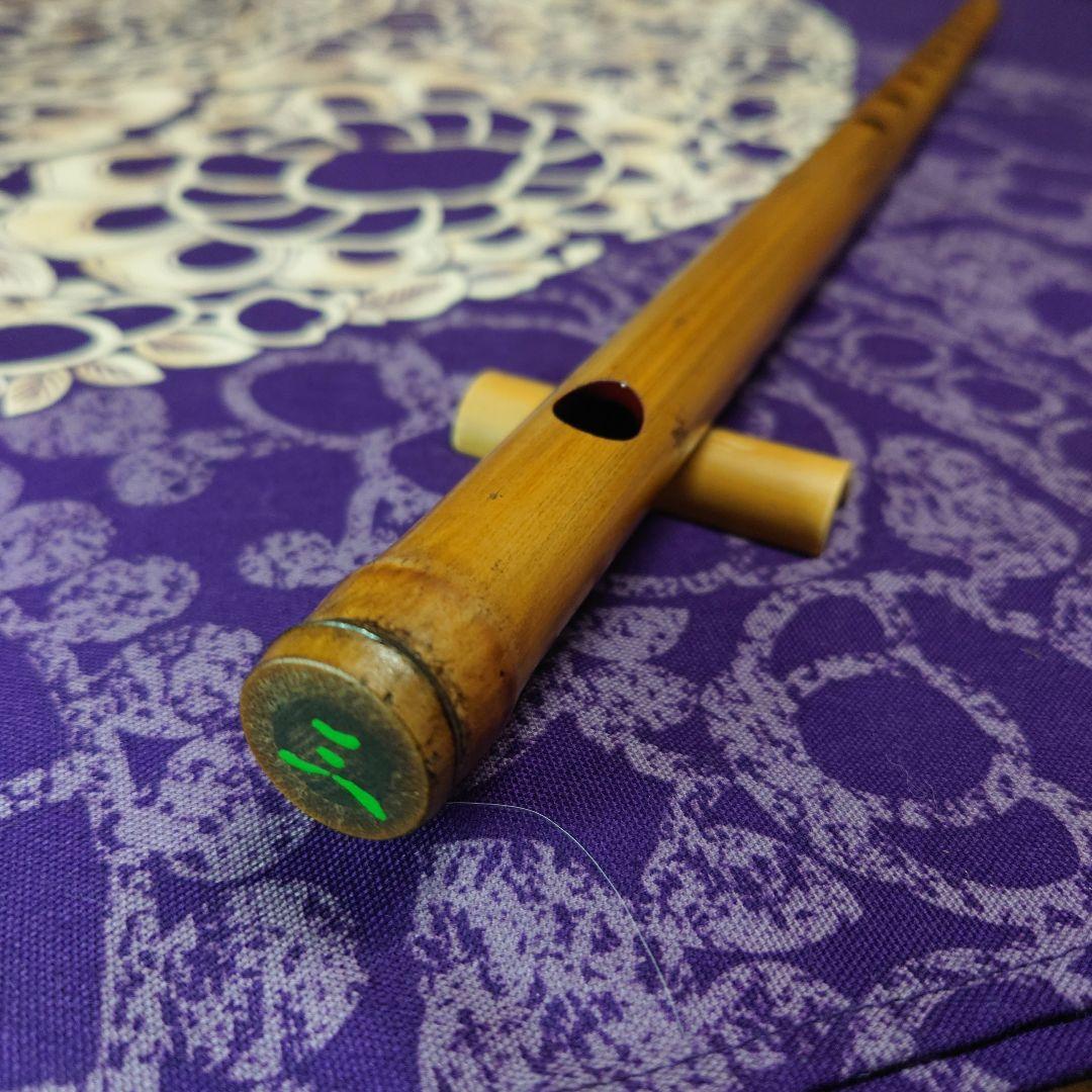 篠笛　三本調子　古典調　拭漆