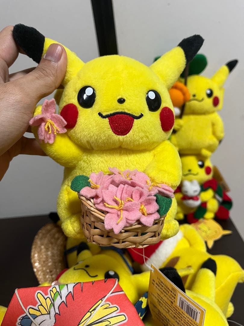 ポケモンまとめ売り ポケモンセンターマンスリーピカチュウ ぬいぐるみ 14セット