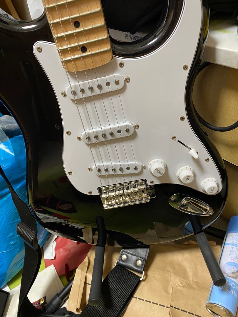 グラスルーツ G-ST-SC/M/BK スキャロップ指板ギグバッグ付き