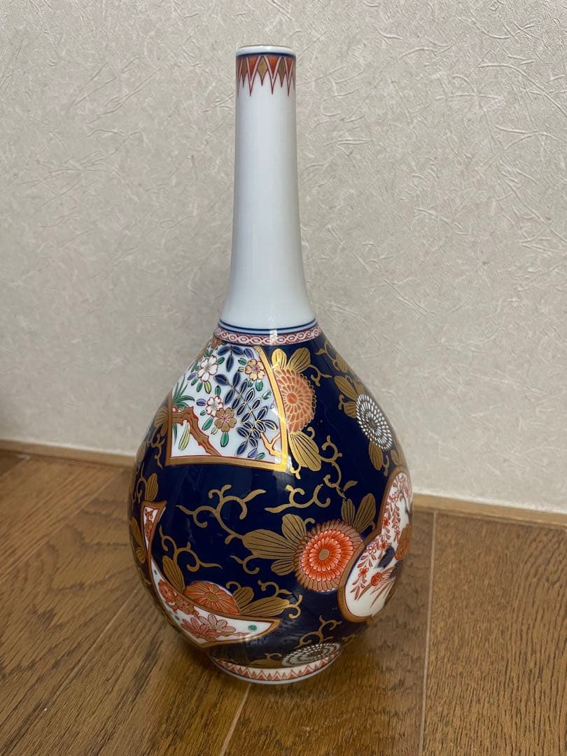 其泉　琳派古伊万里　一輪差　其泉作　其泉有田焼