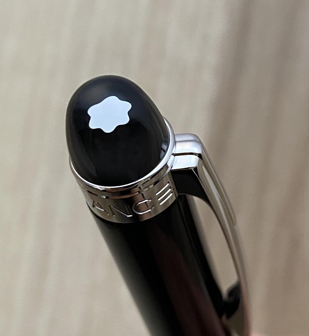 美品 モンブラン スターウォーカー ブラックレジンプラチナ ボールペン ドイツ製