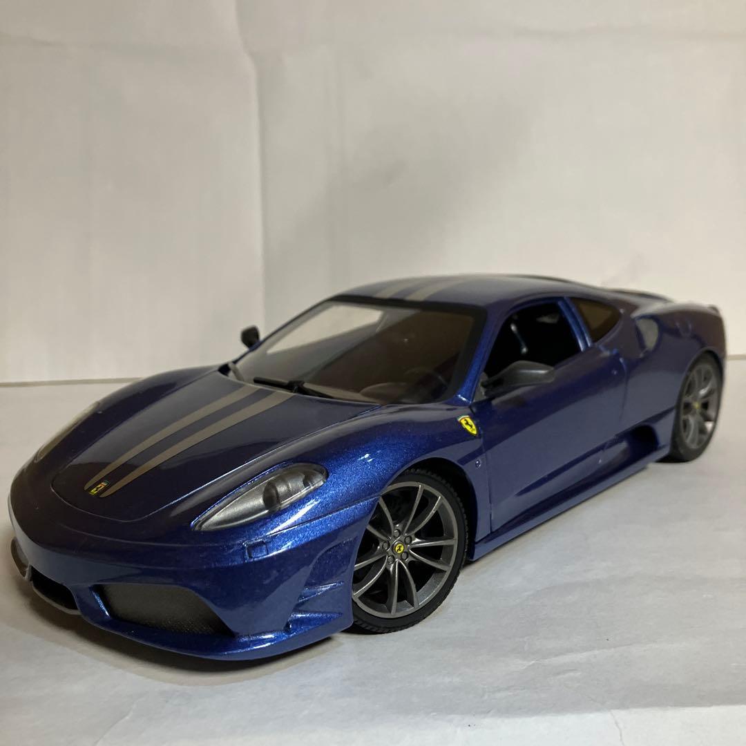 1/18ホットウィール ⭐️フェラーリ　430 スクーデリア⚡️ブルー　箱付き美品✨