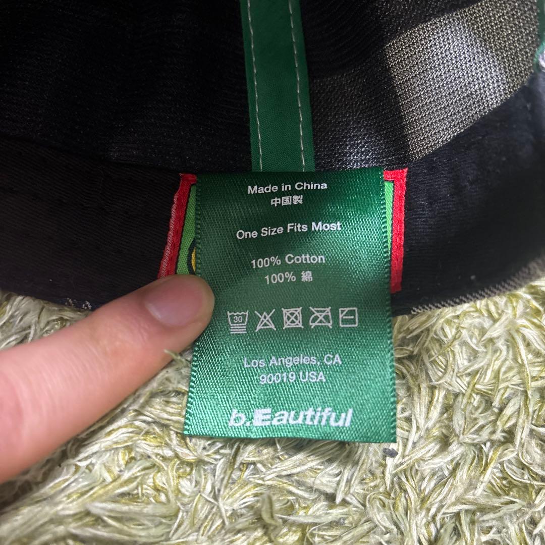 b.Eautifulキャップ b.E Hat (Mix Plaid)