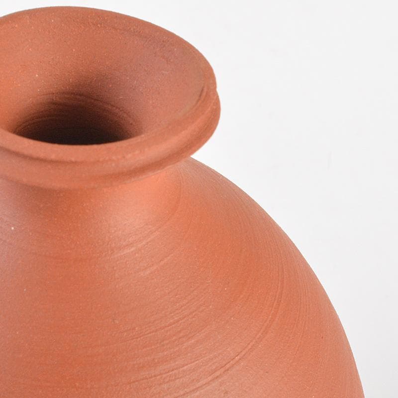 常滑焼　四代山田常山　山田絵夢　朱泥　徳利　酒器　共布共箱　V　R7538