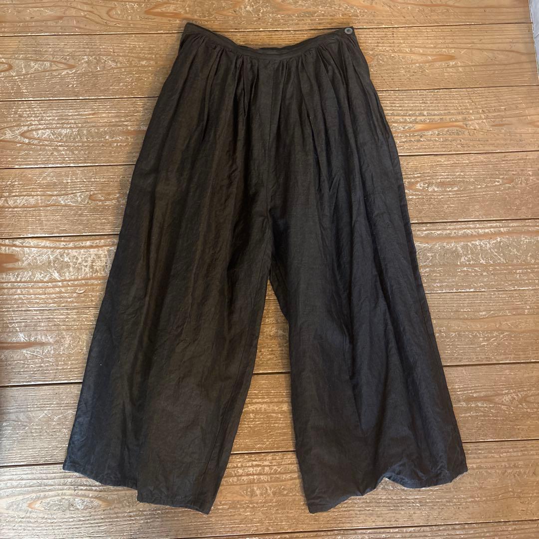 美品 Lisette リゼッタ カティヤ キュロットパンツ コットンリネン