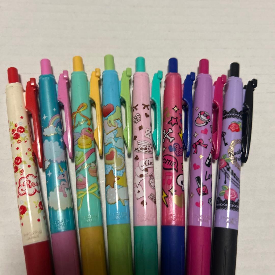 ZEBRA SARASA CLIP ボールペン ピチレモン 8色セット 平成女児